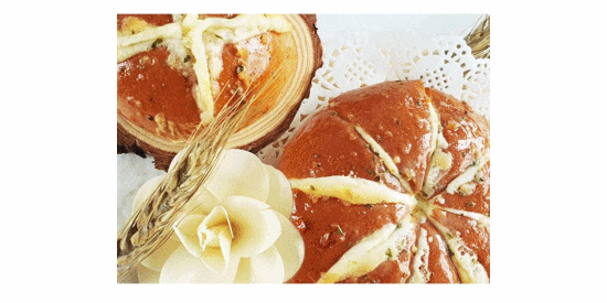  [샹떼비슈] 크림치즈를 품은 8쪽 마늘빵 (4개 세트) 마늘크림치즈볼