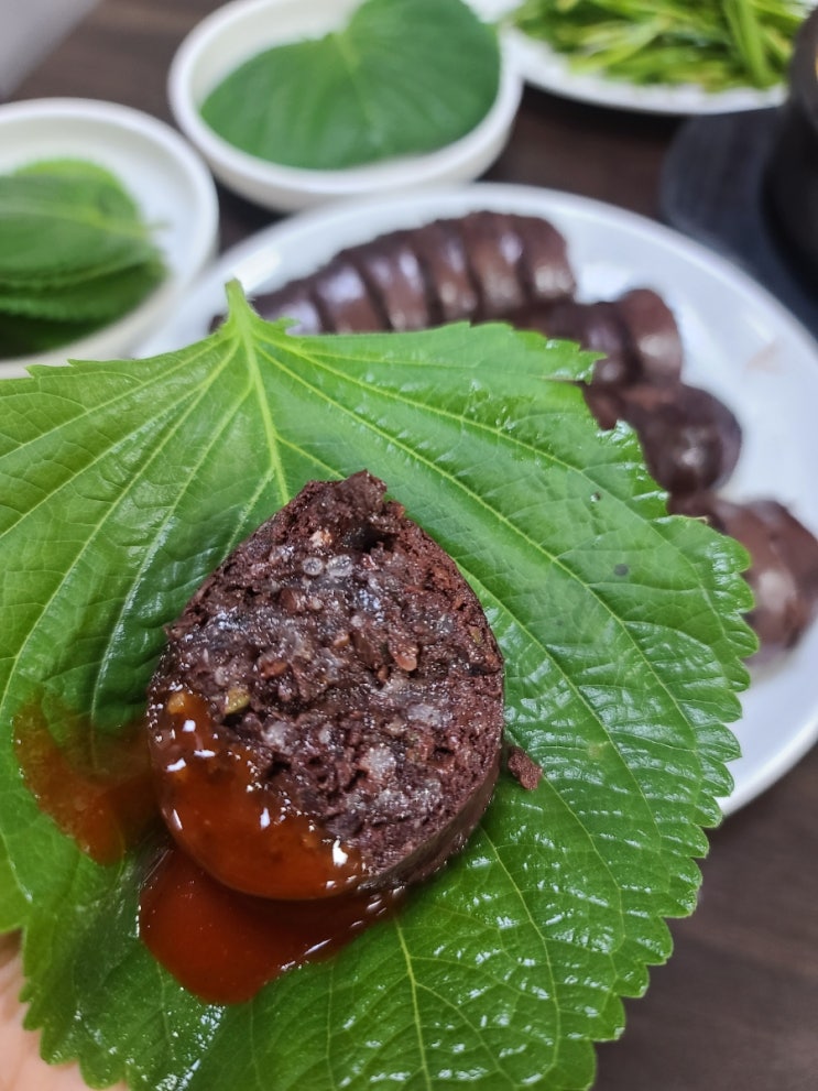  [전주]전주 여행 맛집/깻잎에 싸먹는 피순대 유명 맛집! 조점례남문피순대 방문 후기!