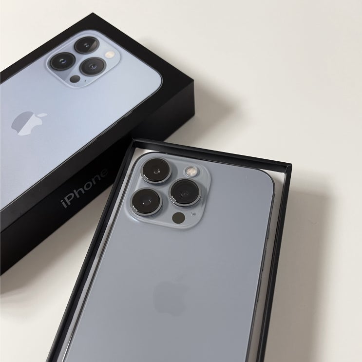  Sierra Blue iphone13pro 시에라블루 아이폰13프로 단순 개봉기