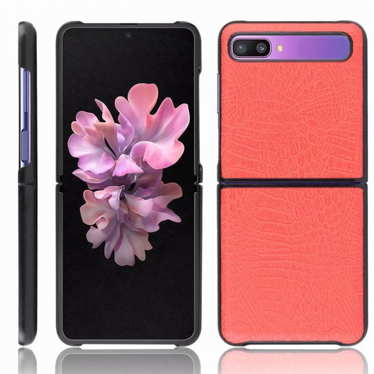  Samsung Galaxy Z FLIP3 5G 접이식 스크린 휴대 전화 케이스에 적합 악어 패턴 Z 플립 낙하 방지 보호 커버