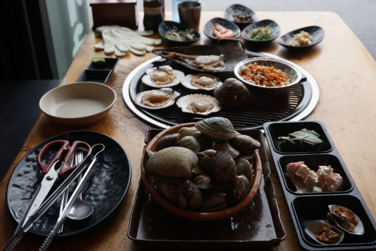  전남회조개구이 을왕리해수욕장 조개구이맛집거리 나들이 후기