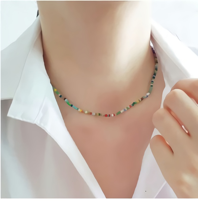 가성비 좋은 데일리 심플 체인 여자 목걸이 믹스비즈초커 ··· 가성비 좋은 데일리 심플 체인 여자 목걸이 믹스비즈초커 ···