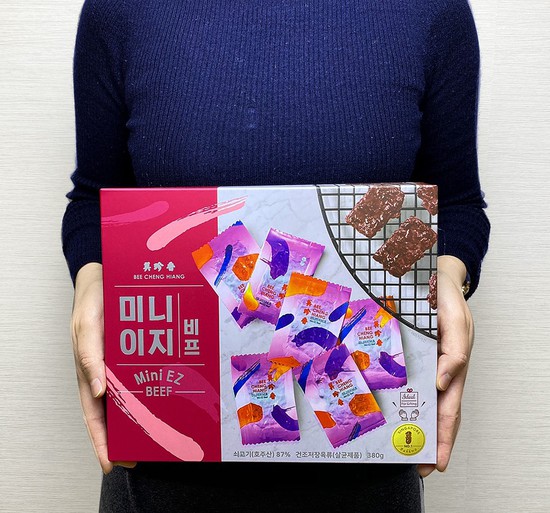 최근 많이 팔린 비첸향 미니이지 비프 육포, 380g, 1개 ···