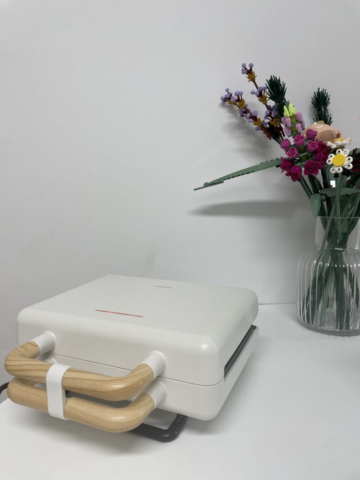  고민하다가 드디어 산 와플&샌드위치 메이커, 단미 와플 메이커 2구