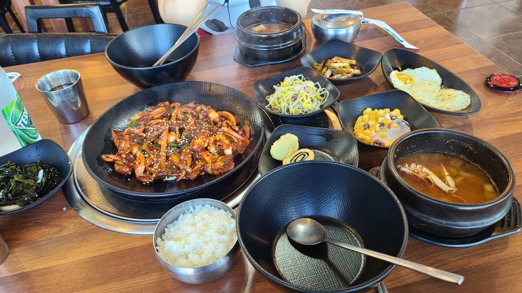 제주 삼양동맛집 제주정낭집 낚지볶음