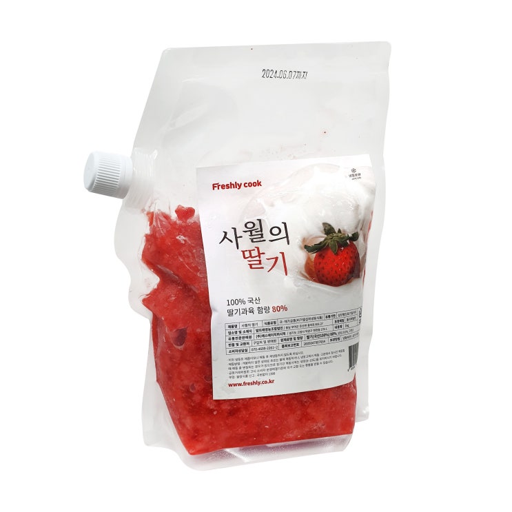 잘나가는 (오후1시까지 주문 당일출발) 사월의 딸기 1KG 딸기퓨레 대용량 국내산 딸기청 딸기빙수 냉동 딸기퓨레 카페용딸기퓨레 빙수재료 냉동가당딸기 냉동딸기청, 1팩 ··· 잘나가는 (오후1시까지 주문 당일출발) 사월의 딸기 1KG 딸기퓨레 대용량 국내산 딸기청 딸기빙수 냉동 딸기퓨레 카페용딸기퓨레 빙수재료 냉동가당딸기 냉동딸기청, 1팩 ···
