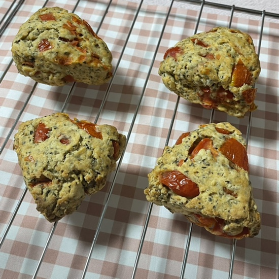  비건 토마토바질스콘 만들기 • 설거지거리no 원볼 베이킹• 초간단 스콘 만들어봐요