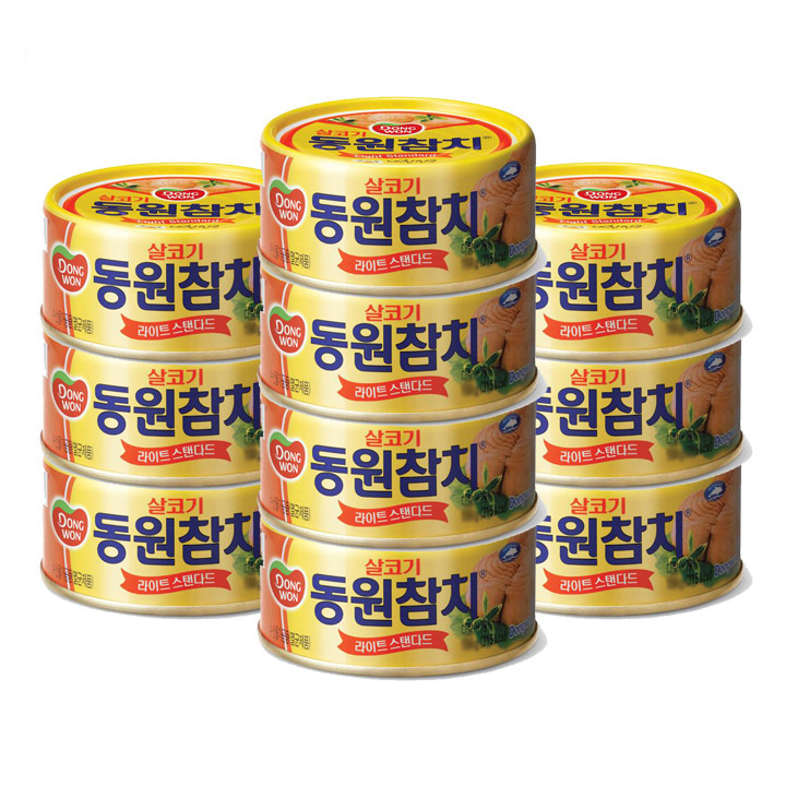 구매평 좋은 동원 라이트 스탠다드 참치, 250g, 10개 추천해요