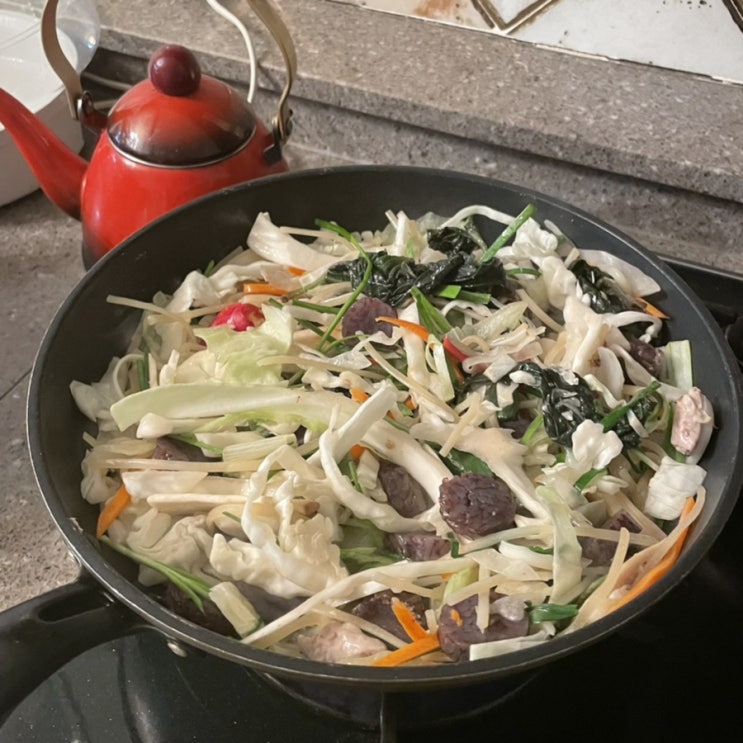  신림 백순대 택배 전주익산집 요리goja 후기