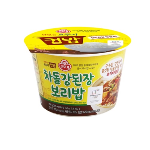 최근 많이 팔린 오뚜기 컵밥 차돌강된장 보리밥 280g x 12개입(1box), 1box 추천합니다