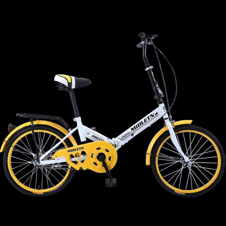 가성비 뛰어난 초경량 접이식 미니 바퀴 휴대용 듀얼 브레이크 사이클 자전거, 20인치cm, 20인치 저급 백황 좋아요