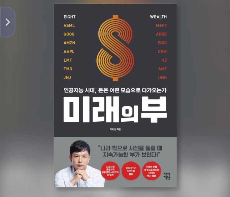  미래의 부 이지성작가 - 책리뷰 (나만의 좋은구절 정리)