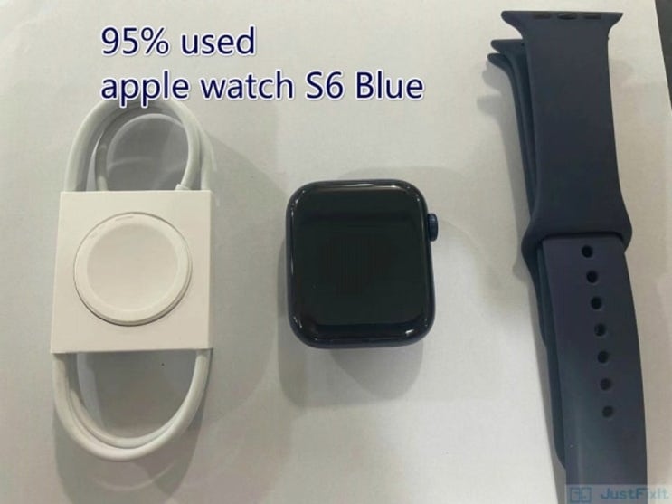 가성비 뛰어난 스마트시계 생일선물 가성비 원래 Apple Watch Series 6 GPS Cellular 40MM 44MM 알루미늄 케이스 5 색 스포츠 밴드 원격 Smartwa