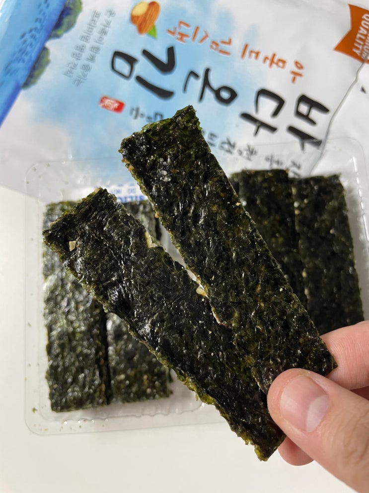  건강한 어린이간식, 맥주안주 바다온김 김스낵