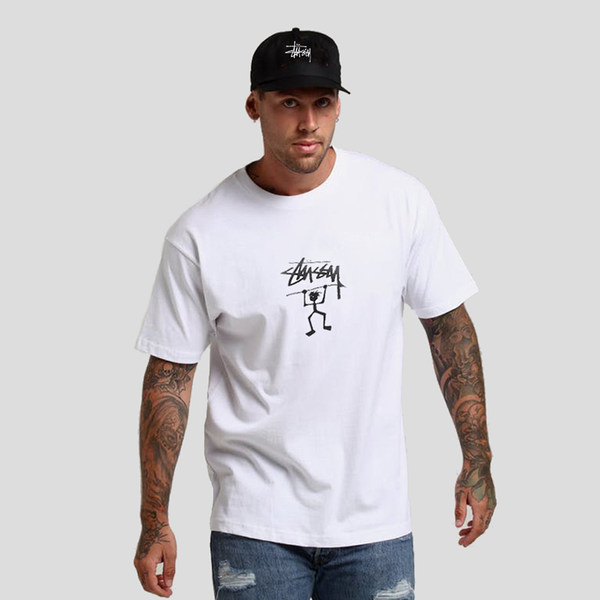 인기 많은 stussy 반팔 남성 여름 유럽과 미국의 패션 브랜드 전사 라운드 넥 느슨한 티셔츠 패션 개성 인쇄 좋아요 인기 많은 stussy 반팔 남성 여름 유럽과 미국의 패션 브랜드 전사 라운드 넥 느슨한 티셔츠 패션 개성 인쇄 좋아요