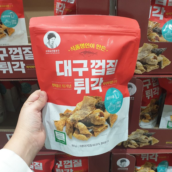 후기가 정말 좋은 대구껍질튀각 180g, 단품 추천합니다 후기가 정말 좋은 대구껍질튀각 180g, 단품 추천합니다
