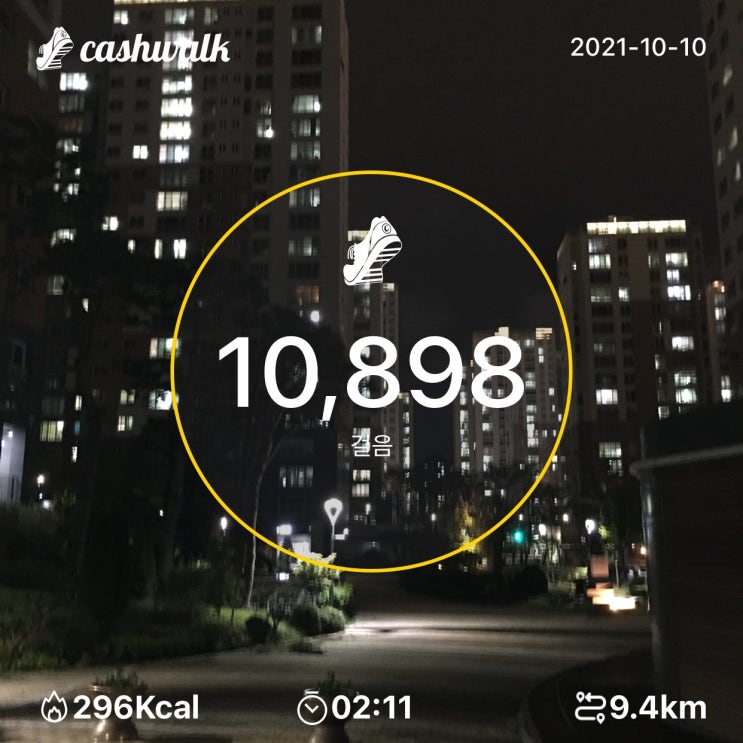 2021년 10월 10일 산책 중입니다 2021년 10월 10일 산책 중입니다