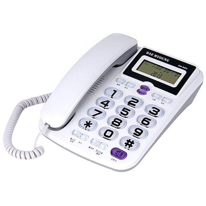 많이 팔린 대명전자통신 CID 유선 전화기 DM-980, DM-980(화이트) 추천합니다