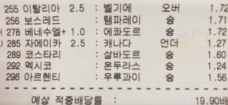 프로토 Proto 한글날 경기 적중