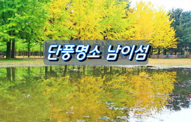 강원도 단풍명소 남이섬, 언제 가면 좋을까? 강원도 단풍명소 남이섬, 언제 가면 좋을까?