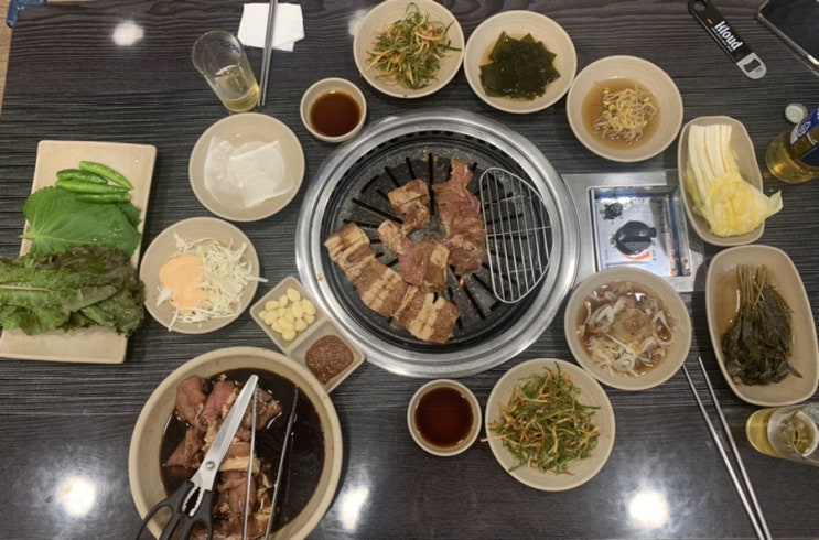 부산 초량 맛집 [싱싱숯불갈비] - 초량돼지갈비골목