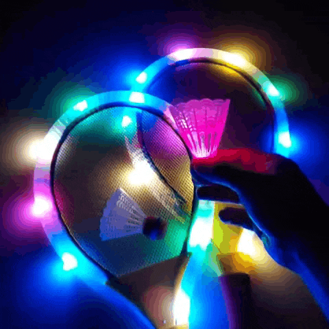 야간운동 불빛나는 LED야광 배드민턴 셔틀콕세트로 온가족 밤놀이 캠핑놀이 인싸템 조카선물