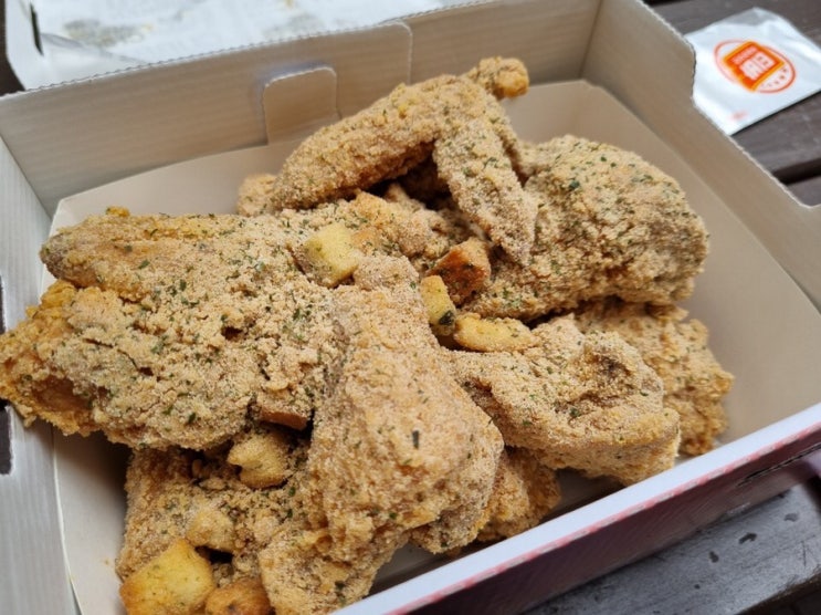  마늘빵치킨 후기 티바두마리치킨 인천논현점 추천해요