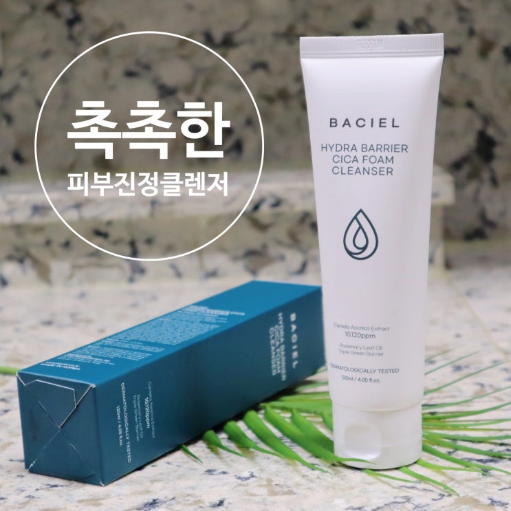 피부진정클렌저 바시엘 하이드라 베리어 시카 폼 클렌저