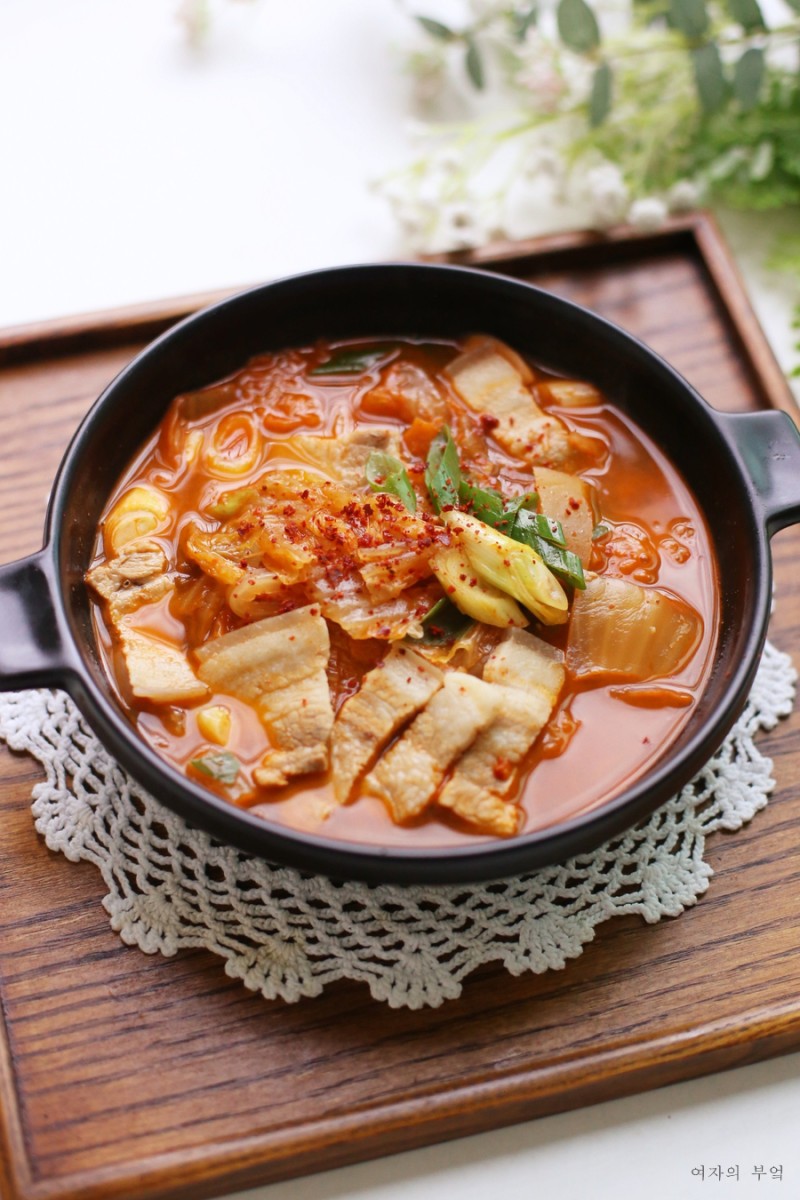 백종원 김치찌개 맛있게 끓이는법 삼겹살 돼지고기김치찌개 ! : 네이버 블로그