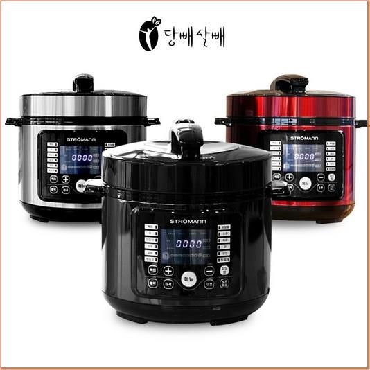 스트로만 당빼살빼 저당형 멀티 쿠커 전기 압력밥솥 10인용, JJ-EPC001(블랙) [21%↓] (놓치면 후....