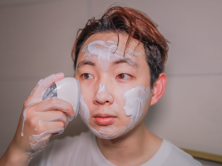  전동 세안브러쉬? 진동클렌저 찐 후기!