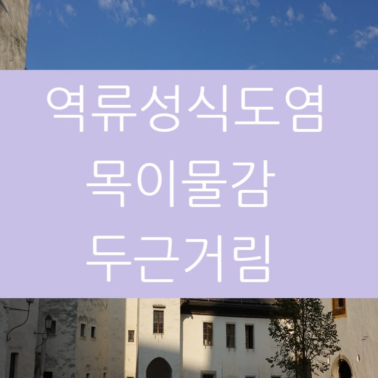  역류성식도염 목이물감 두근거림 오래갈때 치료
