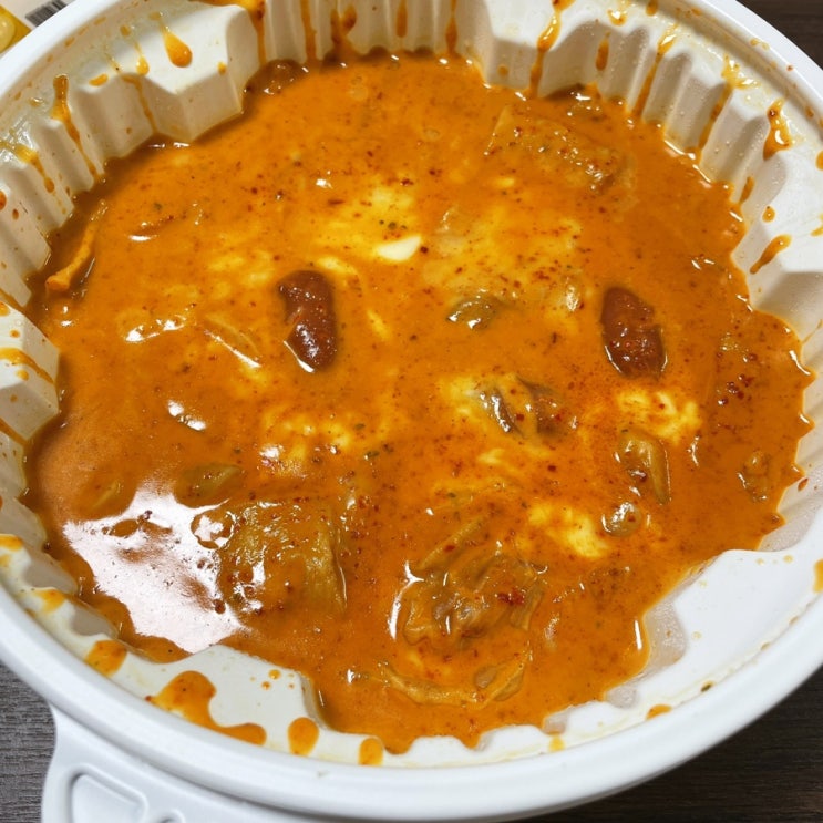  엽기떡볶이 로제 착한맛 맵지않은데 원래 엽떡맛이 나는 로제떡볶이