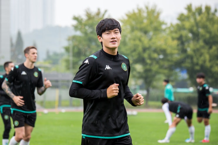  안산그리너스 경기를 준비하는 훈련 과정 <연제민 훈련사진>