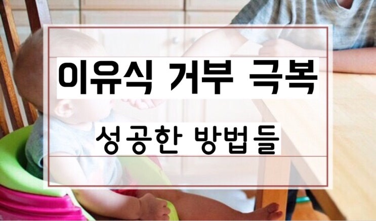  [이유식 거부 극복] 성공한 방법들 - 아이의 음식 탐색을 방해하지 않기 등