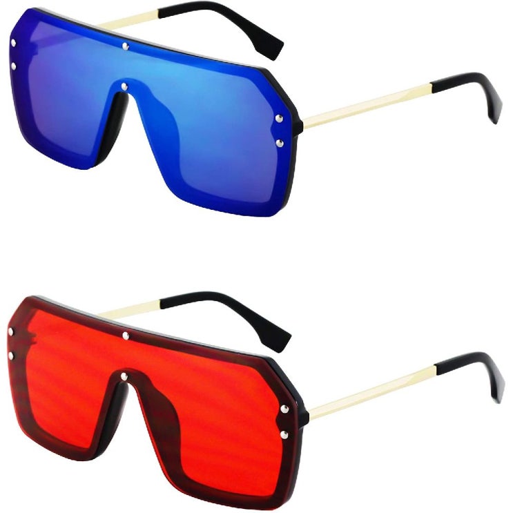 후기가 정말 좋은 FLAWLESS EYEWEAR 레트로 대형 쉴드 선글라스 무테 평면 상단 미러 안경 남녀 ··· 후기가 정말 좋은 FLAWLESS EYEWEAR 레트로 대형 쉴드 선글라스 무테 평면 상단 미러 안경 남녀 ···
