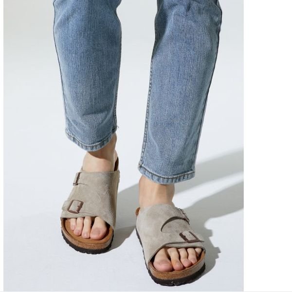 선택고민 해결 [갤러리아] 버켄스탁(BIRKENSTOCK)21SS 버켄스탁 취리히 타우페 남성 슬리퍼 (REGULAR) RFSO1E072I3 추천해요