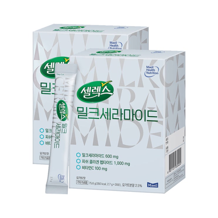 구매평 좋은 셀렉스 밀크세라마이드, 56포, 2.7g 추천합니다