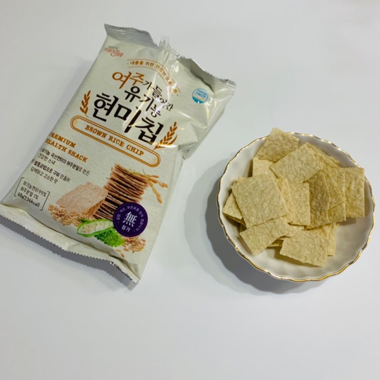  다이어트과자 여주가 들어간 유기농 현미칩 건강간식으로 추천~