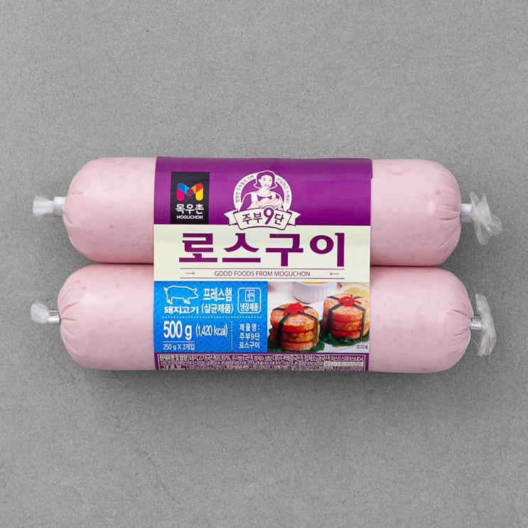 많이 팔린 목우촌 주부9단 로스구이 햄, 250g, 2개 좋아요