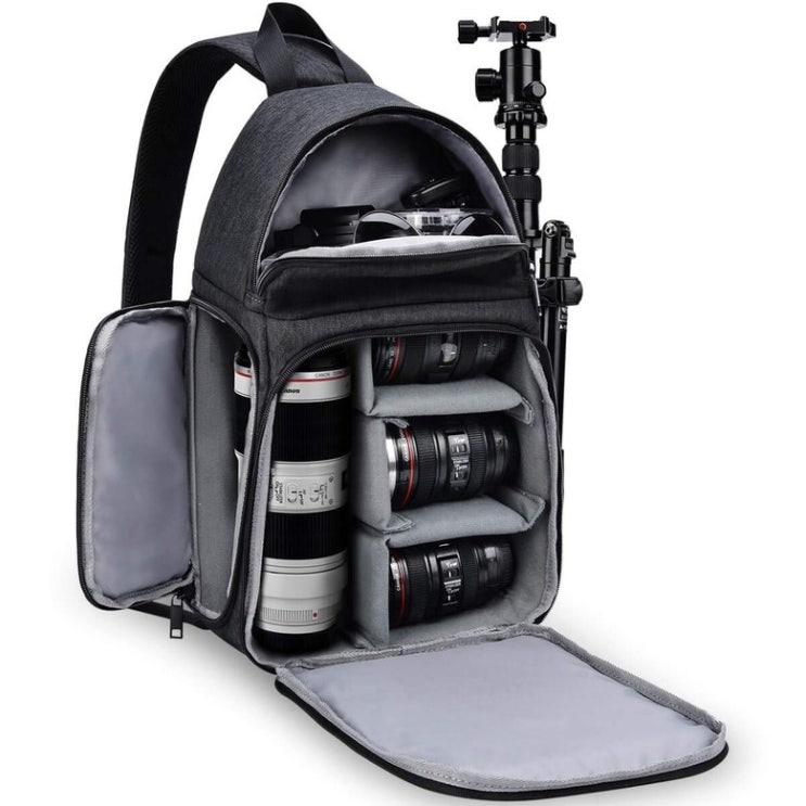 인기 많은 BAGnBAGs DS-300 DSLR 대용량 카메라 슬링백, 블랙 ···