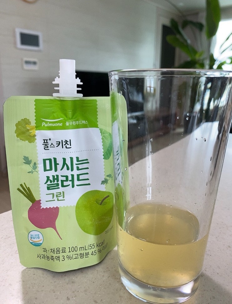 풀무원 풀스키친 마시는 샐러드 그린 퀵리뷰 풀무원 풀스키친 마시는 샐러드 그린 퀵리뷰