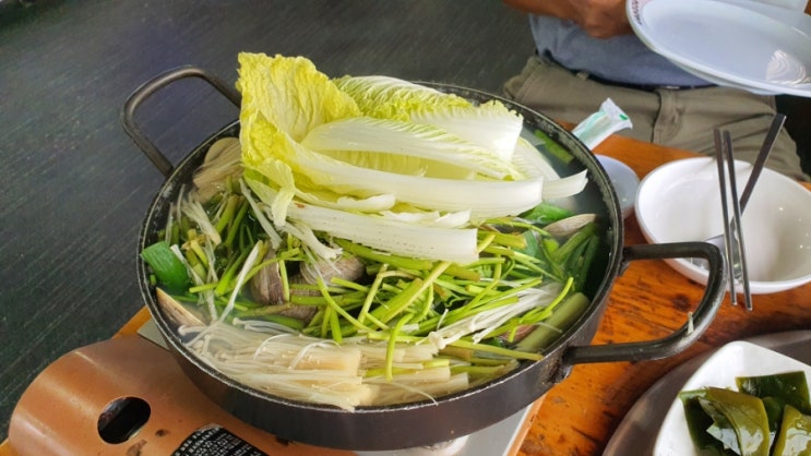  대부도 맛집 하늘에바다에, 낙지샤브샤브로 든든한 아침