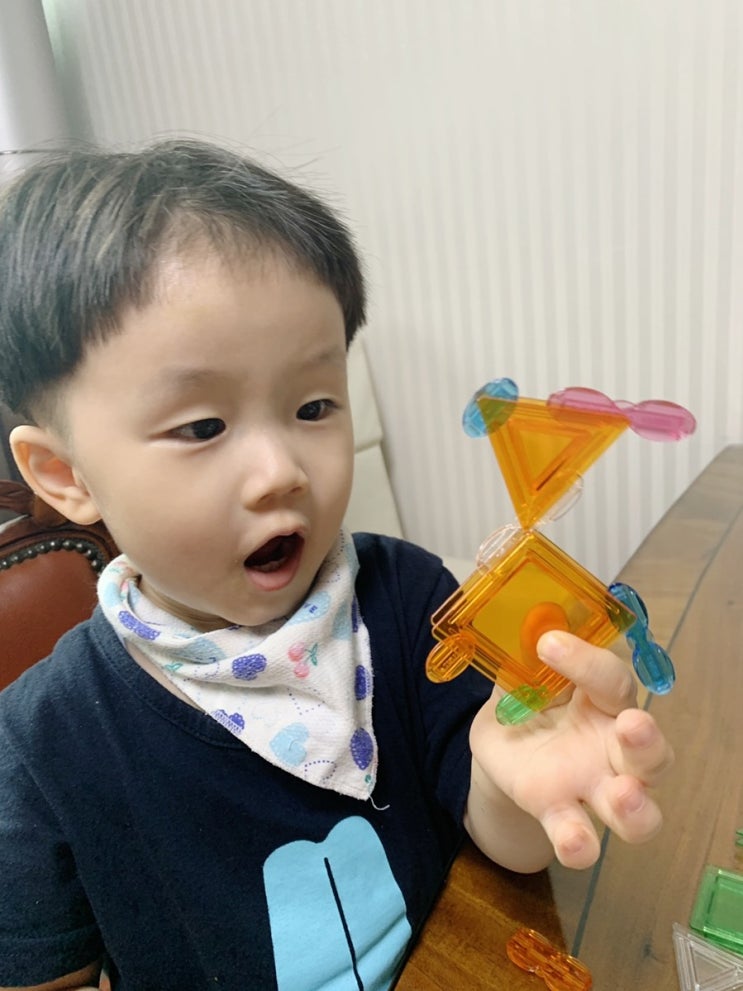  트위피 어린이 블럭장난감으로 칠교와 입체놀이 즐겨요