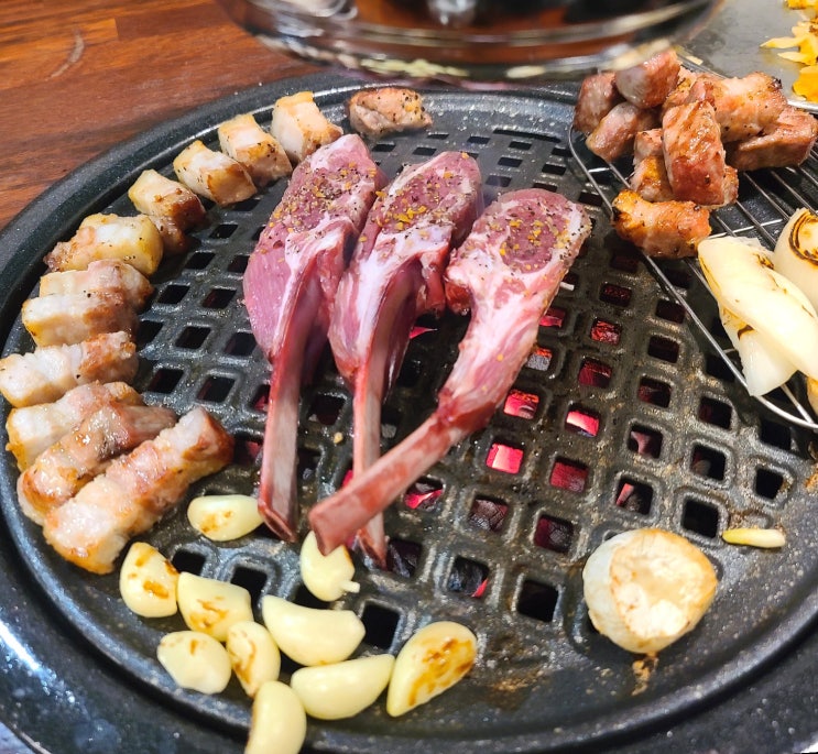 여수 시청 맛집_ 화르고 프리미엄 양갈비 흑돼지 맛집