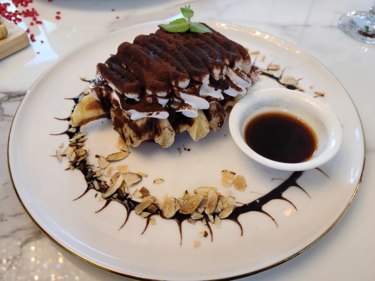  송도 크로플 맛집 송도 데이트코스 에스가든,청담 송도본점
