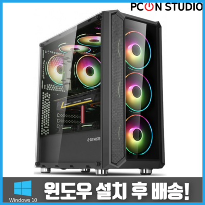 PC온스튜디오 게이밍 컴퓨터 고사양 하이엔드 조립 PC RTX 3060 3070 Ti 게임용 본체 재구매각 