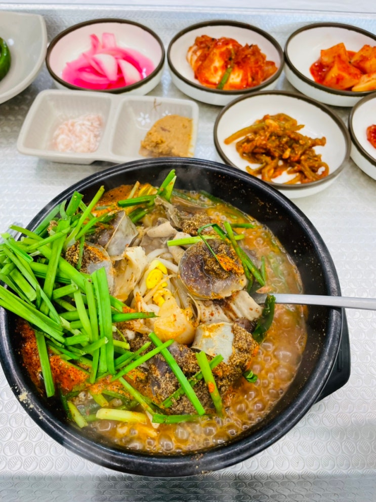 [영광맛집]뜨끈한 국물이 맛있는 전복순 전통 순대국밥 포장꿀팁!!