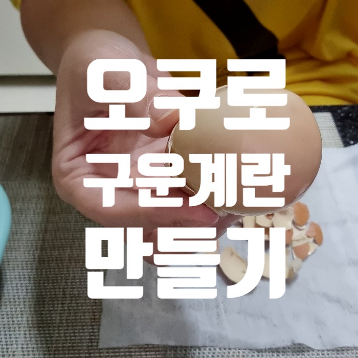 노른자도 촉촉한 오쿠 구운계란 만들기