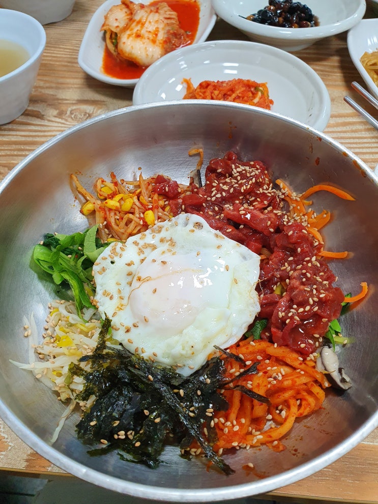 순천 맛집 효동회관 - 육회비빔밥이 맛있던 집(퀄리티 한우!!)